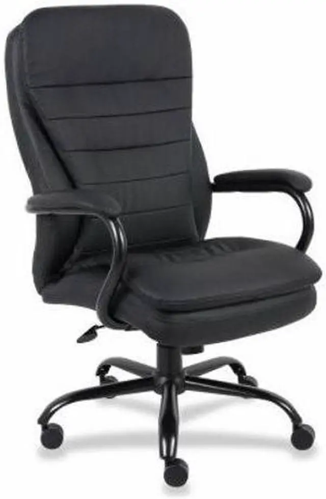 Alt view image 3 of 5 - Lorell Executive Chair Dbl Cushion 33-1/2"x31"x45-1/2" Black 62624
