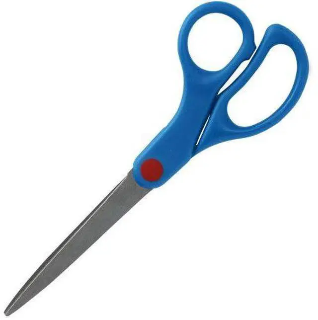 Alt view image 2 of 3 - Sparco Scissors Straight Kids 7" Comfort Grip Blue 39048