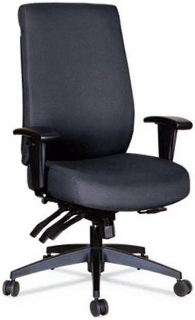 Alt view image 11 of 20 - Alera Wrigley Series 24/7 High Performance High-Back Multifunction Task Chair Black HPT4101