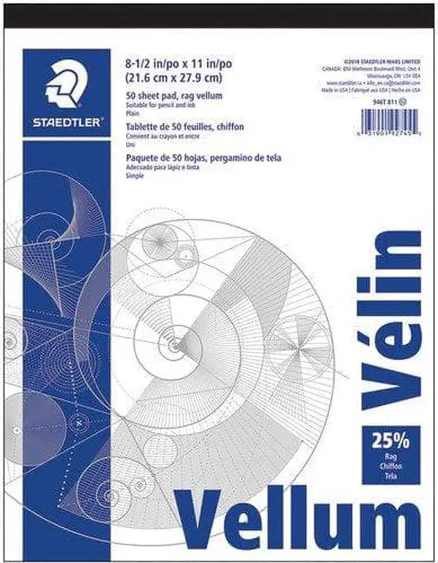 Alt view image 4 of 4 - Staedtler Vellum Paper Pad