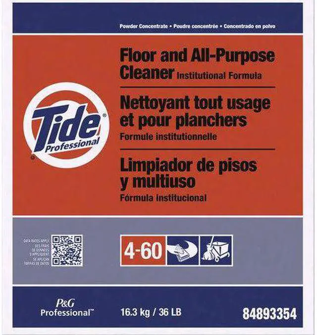 Alt view image 10 of 12 - Tide 36 lb. Floor Cleaner, 1 EA 36 lb. White   PGC 02364