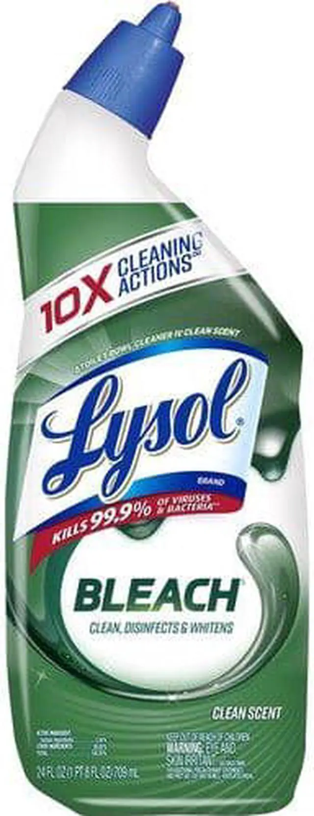 Alt view image 4 of 11 - LYSOL Brand Disinfectant Toilet Bowl Cleaner with Bleach 24 oz 9/Carton 98014