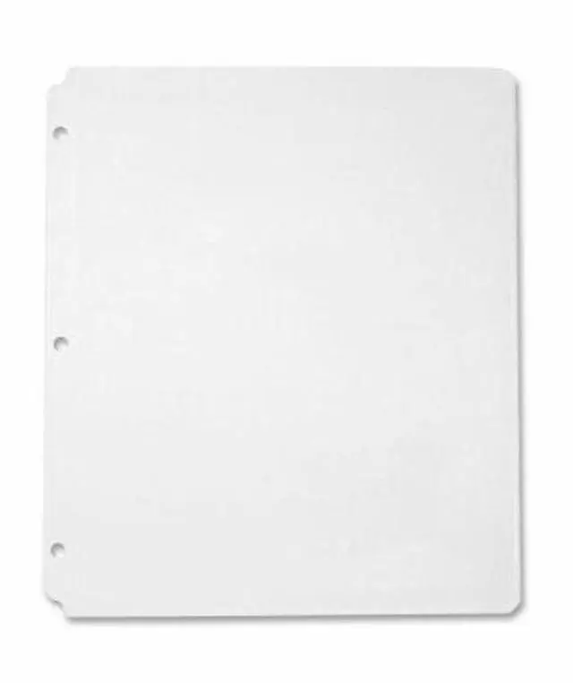 Alt view image 3 of 3 - Sparco Sheet Protectors Heavy-Duty Top Ld 11"x8-1/2" 50/BX Clear 73907