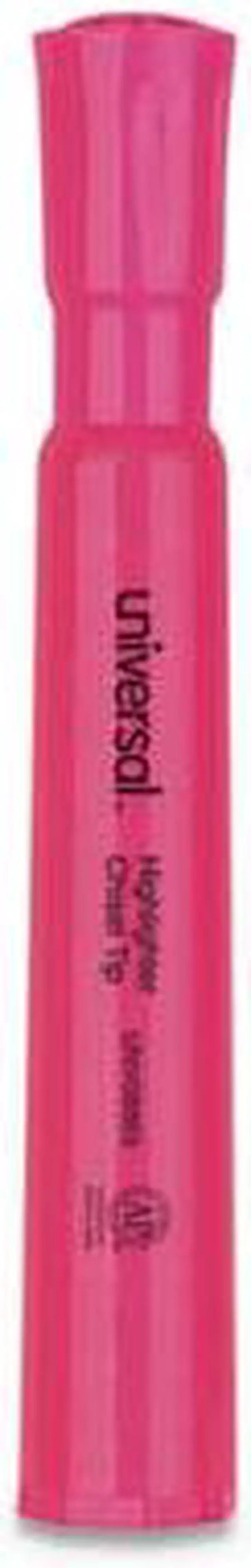 Alt view image 9 of 16 - Universal 08865 Desk Highlighter- Chisel Tip- Fluorescent Pink- 12/Pk