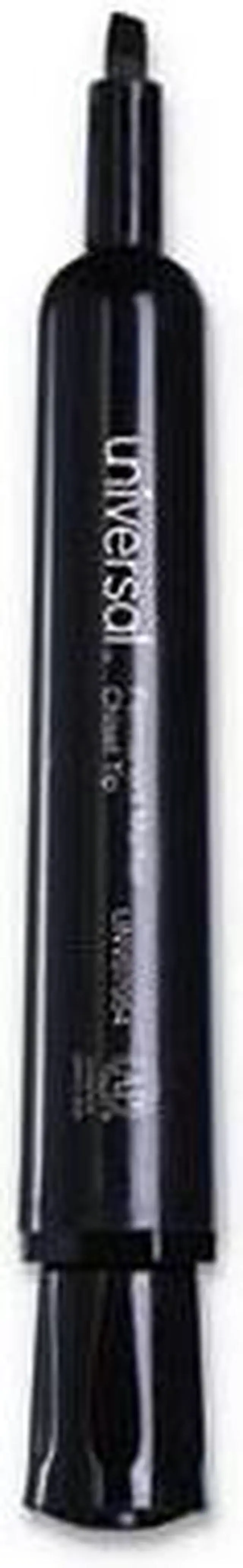 Alt view image 8 of 16 - Universal Chisel Tip Permanent Marker Chisel Black 60 per pack 07054