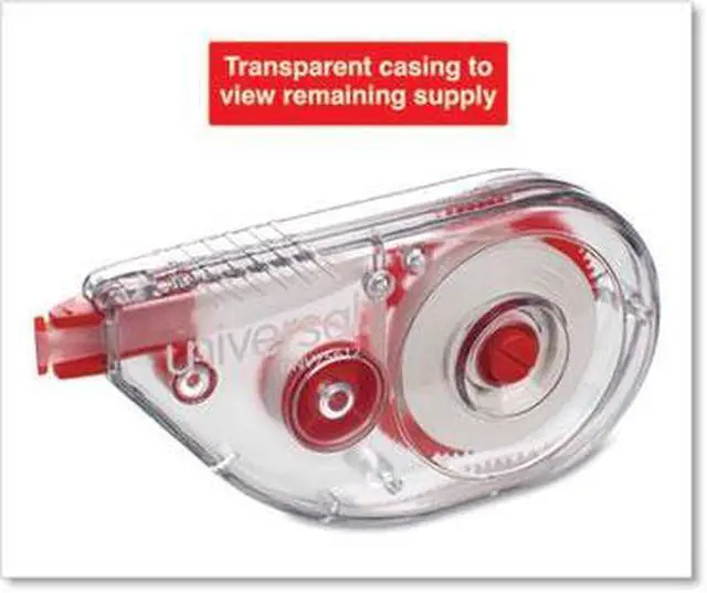 Alt view image 9 of 18 - Universal Side-Application Correction Tape Non-Refillable 1/5" x 393" 10/Pack 75612