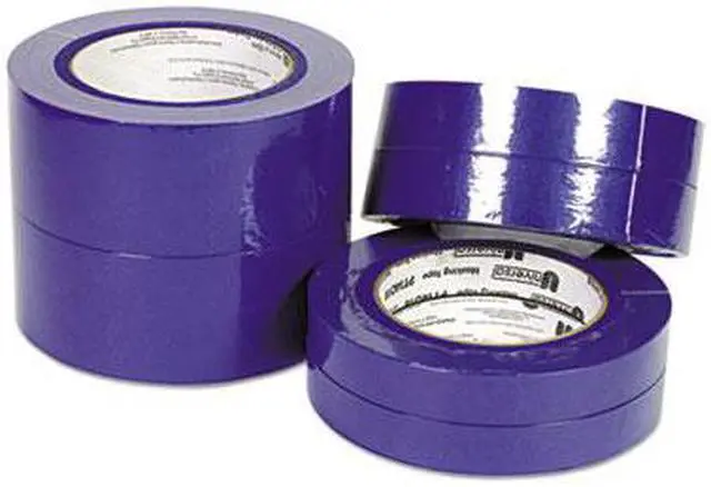 Alt view image 5 of 5 - Innovera PT14025 Premium Blue Masking Tape W/Bloc-It Technology, 24Mm X 54.8M, Blue, 2/Pack