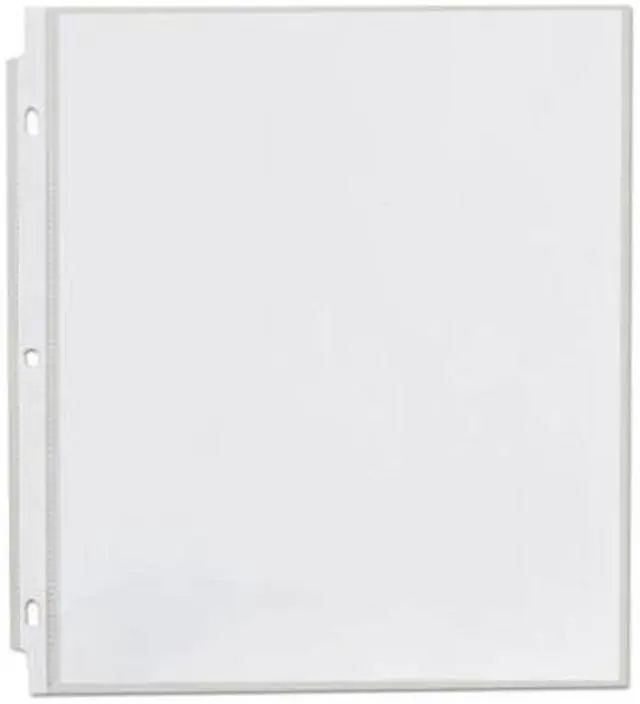 Alt view image 10 of 11 - Universal 21123 Standard Sheet Protector, Economy, 8 1/2 X 11, Clear, 200/Box