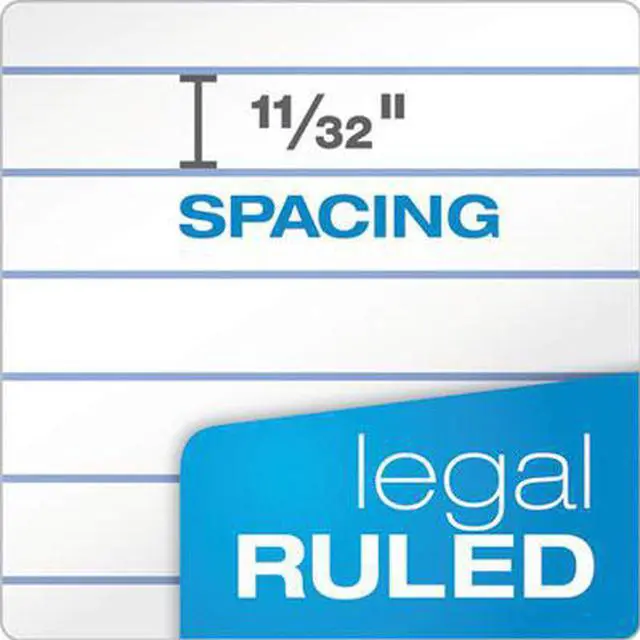Alt view image 4 of 6 - Ampad Perforated 3HP Ruled Double Sheet Pads