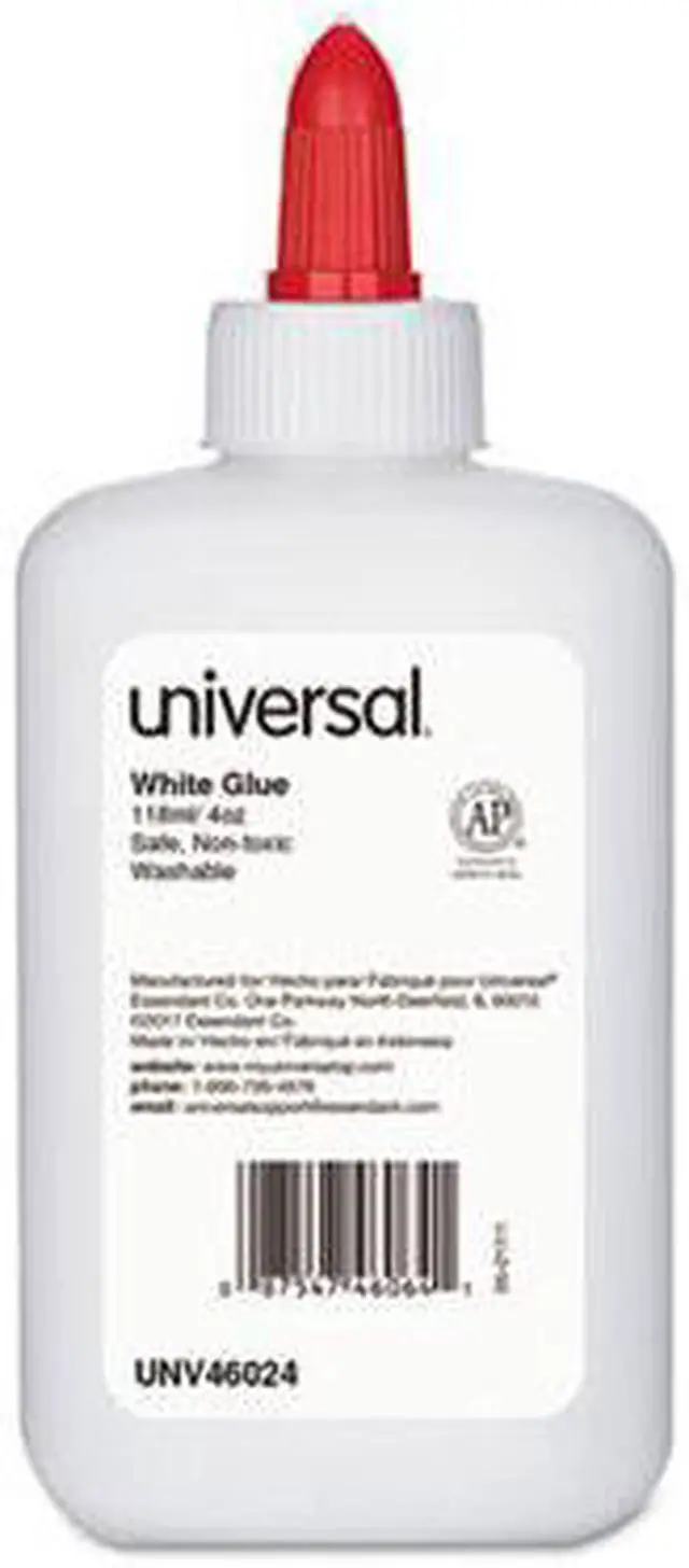 Alt view image 6 of 8 - Universal Washable White Glue 4 oz Dries Clear 46064