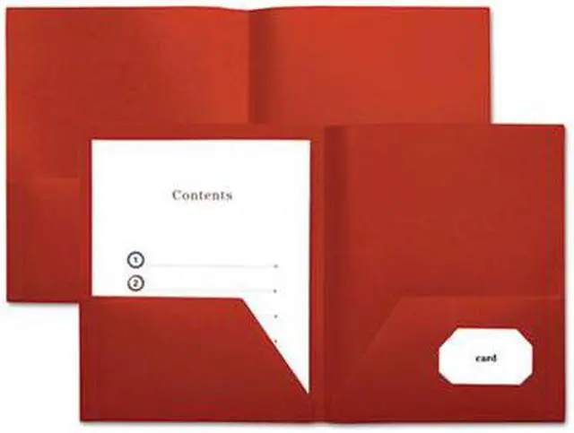 Alt view image 10 of 15 - Universal Folder,Pckt,Poly,10pk,Rd 20543
