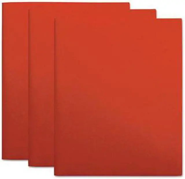 Alt view image 12 of 15 - Universal Folder,Pckt,Poly,10pk,Rd 20543