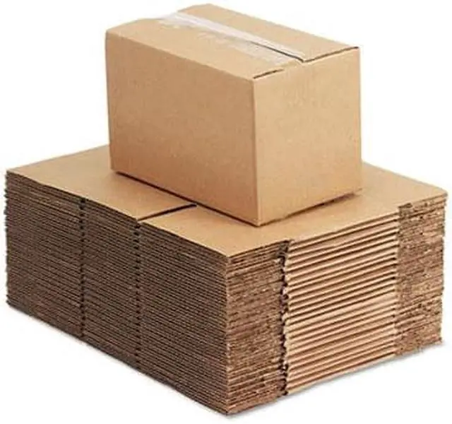 Alt view image 8 of 9 - Corrugated Kraft Fixed-Depth Shipping Carton, 6W X 10L X 6H, Brown, 25