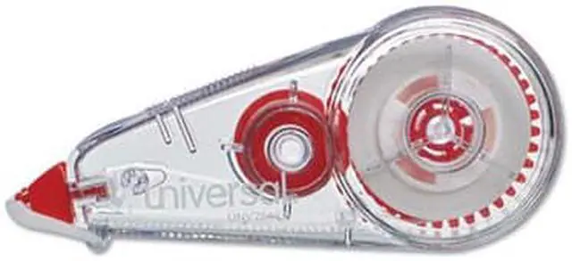 Alt view image 10 of 17 - Universal Correction Tape Mini Economy Non-Refillable 1/4" x 275" 10/Pack 75611
