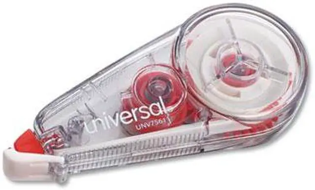 Alt view image 11 of 17 - Universal Correction Tape Mini Economy Non-Refillable 1/4" x 275" 10/Pack 75611