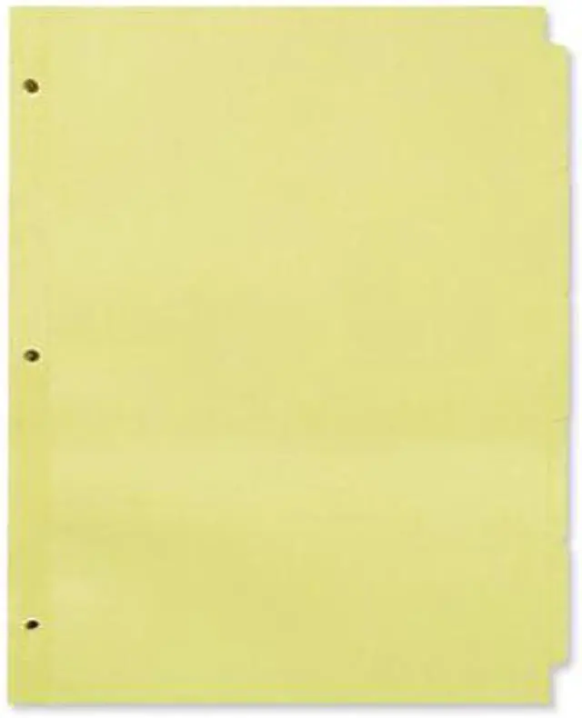 Alt view image 9 of 16 - Universal Self-Tab Index Dividers, 5-Tab, 11 X 8.5, Buff, 36 Sets 20836