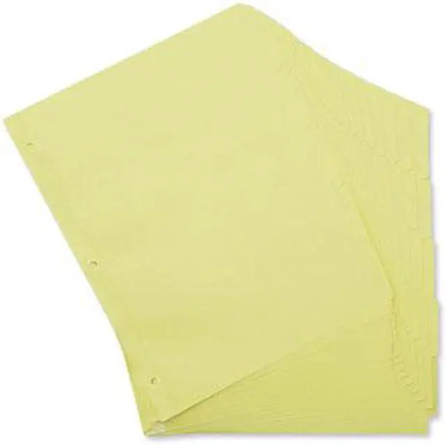Alt view image 10 of 16 - Universal Self-Tab Index Dividers, 5-Tab, 11 X 8.5, Buff, 36 Sets 20836