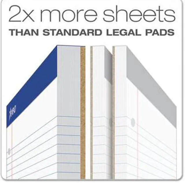 Alt view image 4 of 8 - Ampad Perforated 3HP Ruled Double Sheet Pads