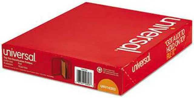 Alt view image 5 of 7 - Pressboard Classification Folders, Letter, Six-Section, Ruby Red, 10/B