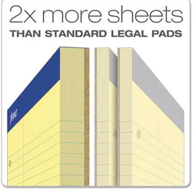 Alt view image 3 of 7 - Ampad Perforated 3HP Ruled Double Sheet Pads