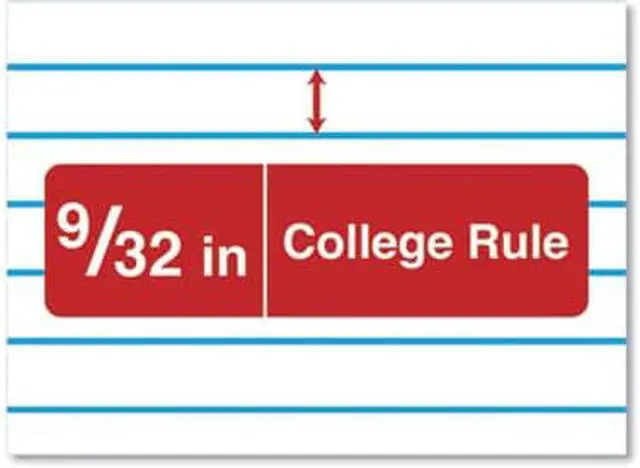 Alt view image 7 of 9 - Innovera 20946 Composition Book, College Rule, 9 3/4 X 7 1/2, White, 100 Sheets, 6/Pack