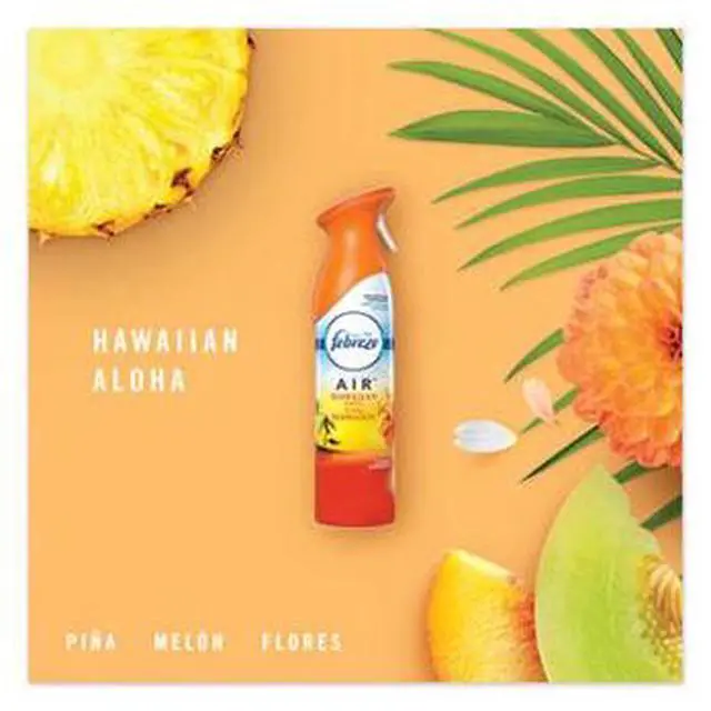 Alt view image 15 of 20 - Febreze AIR Hawaiian Aloha 8.8 oz Aerosol 96260EA