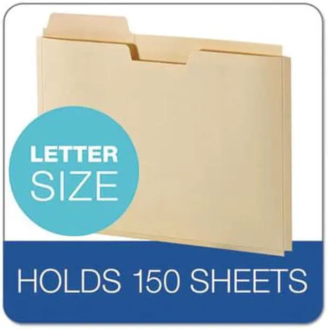 Alt view image 8 of 16 - Pendaflex Expanding File Folder Pocket Letter 11 Point Manila 10/Pack FP153L10