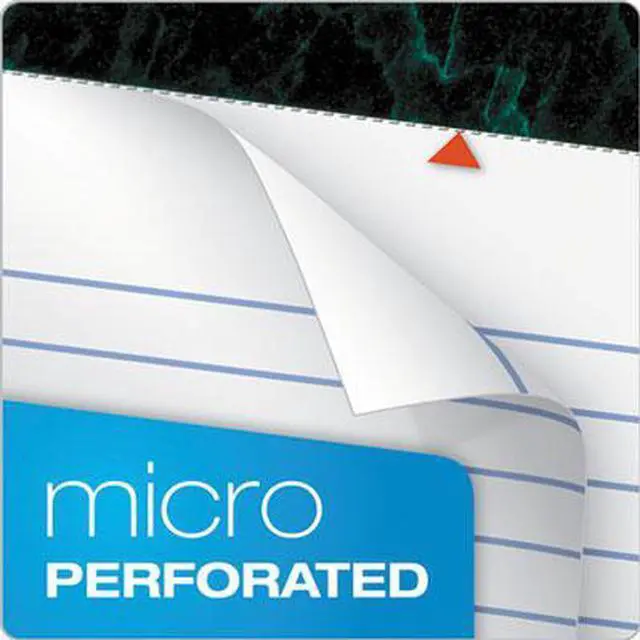 Alt view image 13 of 20 - TOPS Docket Ruled Perforated Pads 8 1/2 x 11 3/4 White 50 Sheets 6/Pack 63416