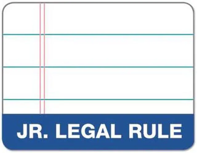 Alt view image 14 of 19 - TOPS Docket Ruled Perforated Pads 5 x 8 Narrow White 50 Sheets 6/Pack 63366