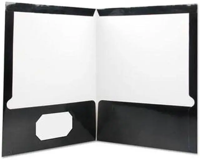 Alt view image 5 of 7 - Universal Laminated Two-Pocket Folder - UNV56416