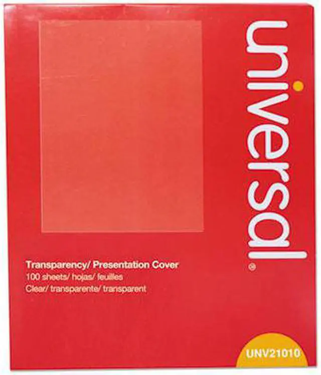 Alt view image 5 of 8 - Universal Transparent Sheets B&W Laser/Copier Letter Clear 100/Pack 21010