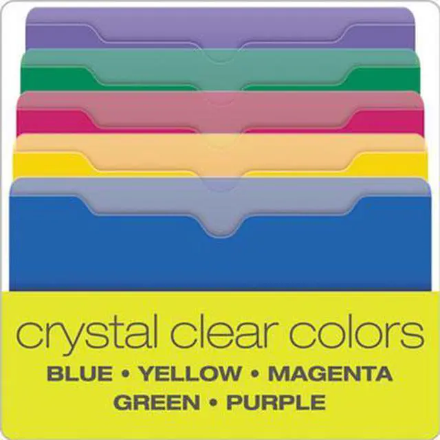 Alt view image 14 of 20 - Pendaflex File,Poly Jkt 1" Ltr,Ast 50990
