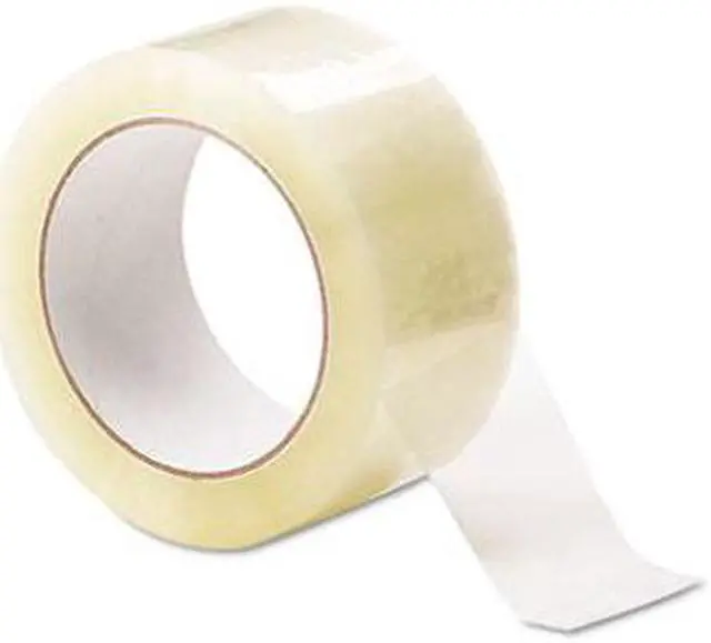 Alt view image 6 of 12 - Universal General-Purpose Acrylic Box Sealing Tape 48mm x 100m 3" Core Clear 12
