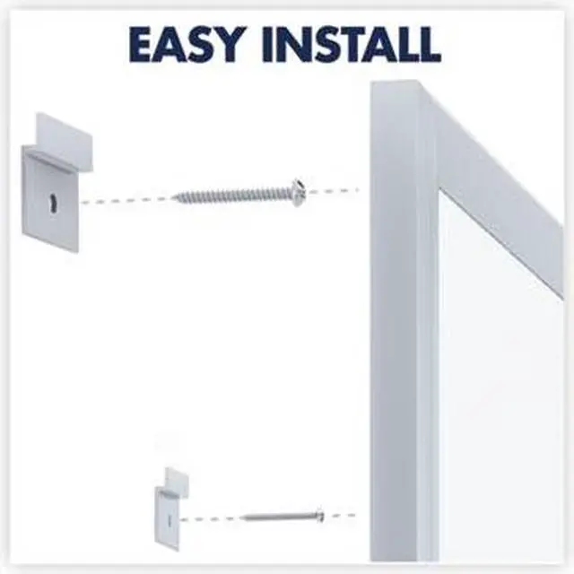 Alt view image 18 of 20 - Quartet Classic Series Melamine Whiteboard 36 x 24 Silver Aluminum Frame S533