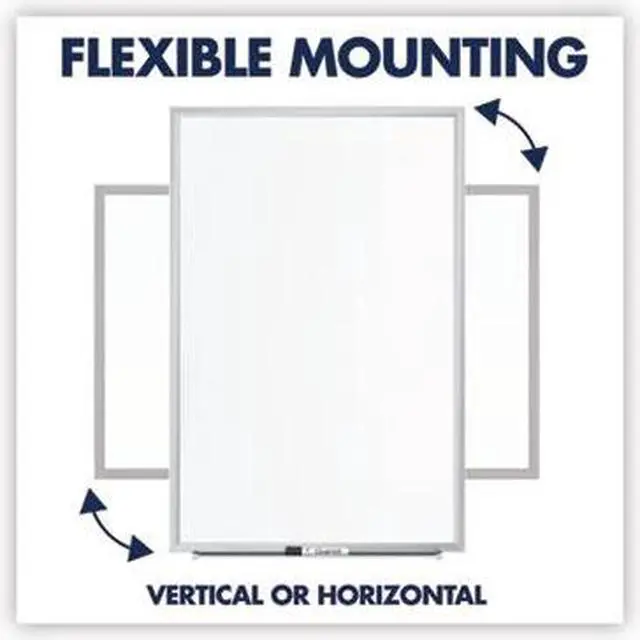 Alt view image 17 of 20 - Quartet Classic Series Melamine Whiteboard 36 x 24 Silver Aluminum Frame S533