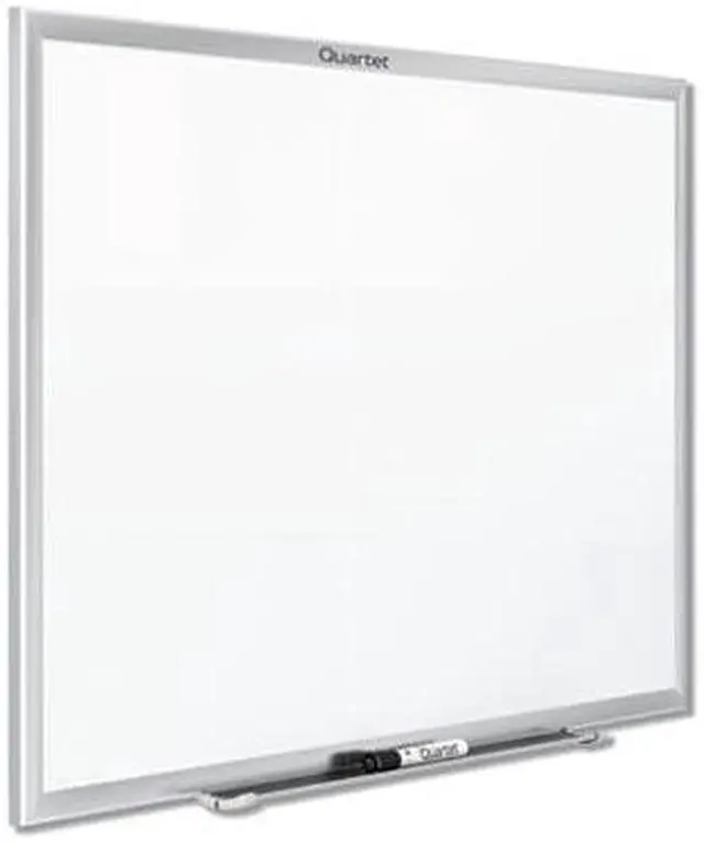 Alt view image 20 of 20 - Quartet Classic Series Melamine Whiteboard 36 x 24 Silver Aluminum Frame S533