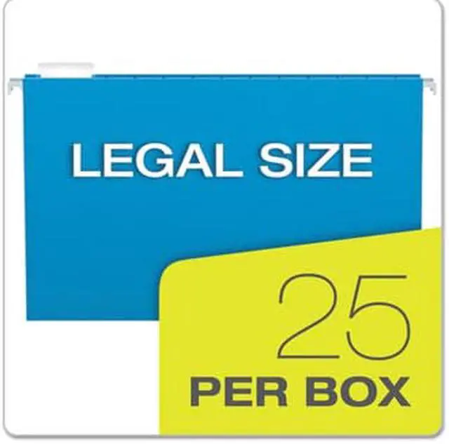 Alt view image 8 of 10 - Pendaflex 2-tone Color Hanging File Folders - Letter - 8 1/2" x 11" Sheet Size - 1/5 Tab Cut - 11 pt. Folder Thickness -