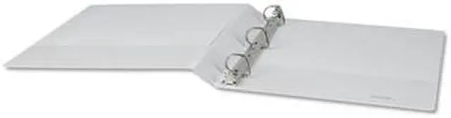 Alt view image 10 of 18 - UNIVERSAL Slant-Ring Economy View Binder 1" Capacity White 4 per Pack 20742PK