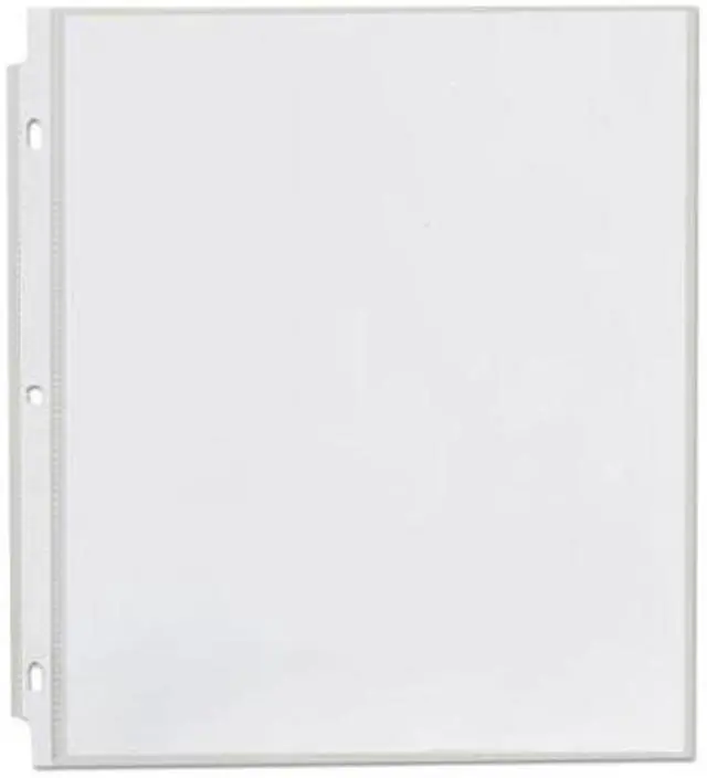 Alt view image 5 of 8 - Universal Top-Load Poly Sheet Protectors, Standard, Letter, Clear, 100ct.