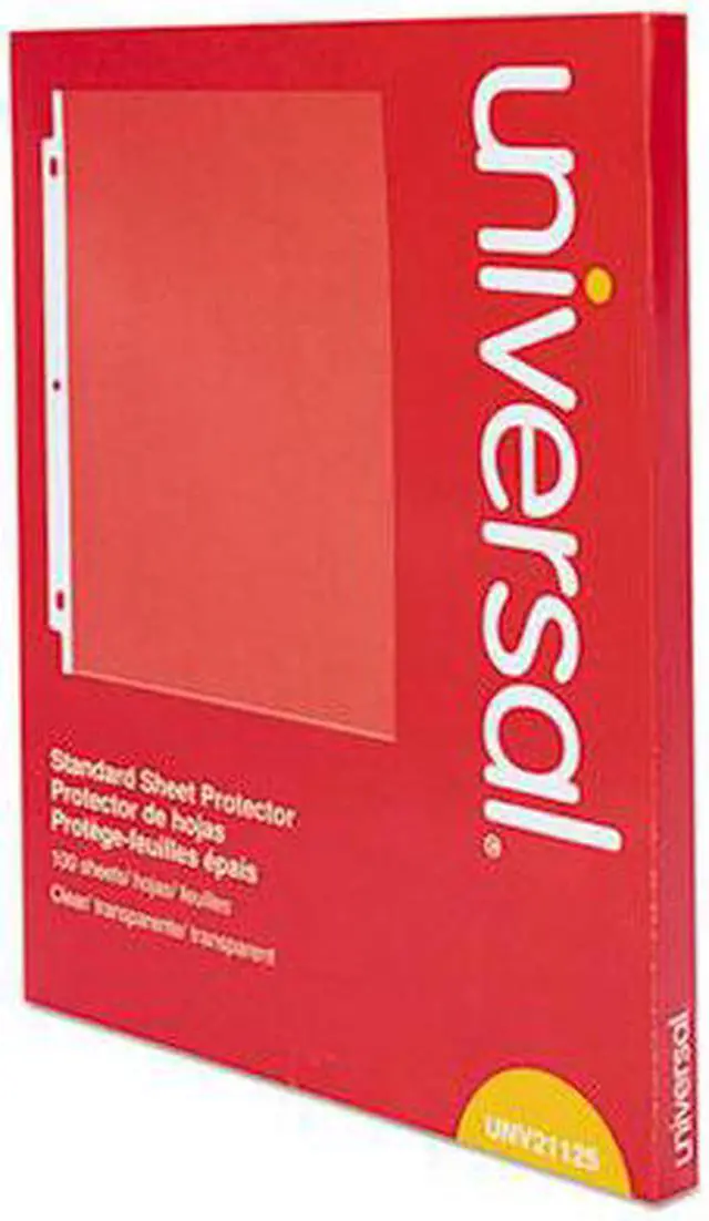 Alt view image 8 of 8 - Universal Top-Load Poly Sheet Protectors, Standard, Letter, Clear, 100ct.
