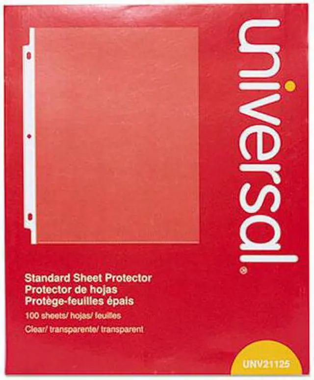 Alt view image 7 of 8 - Universal Top-Load Poly Sheet Protectors, Standard, Letter, Clear, 100ct.