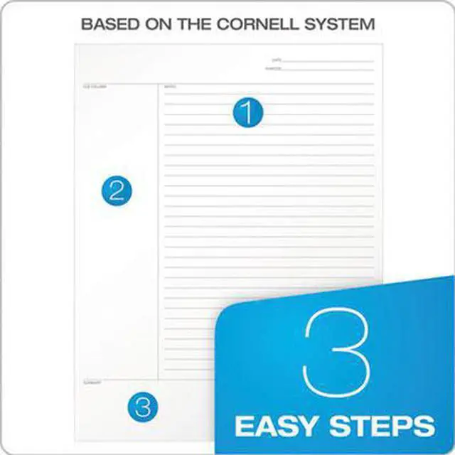Alt view image 17 of 20 - Tops Focusnotes Steno Pad, Pitman Rule, Blue Cover, 80 White 6 X 9 Sheets 90222