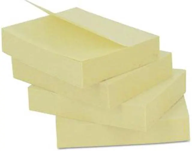Alt view image 5 of 5 - Universal Deluxe Recycled Sticky Note Pads - UNV28068