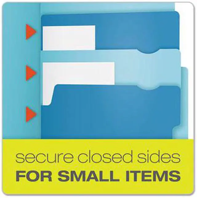 Alt view image 8 of 17 - TOPS Products Multi Section File Folder Pkt Ltr 24/PK Assorted 10772