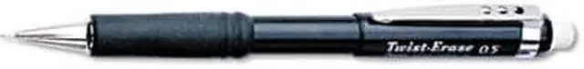 Alt view image 11 of 13 - Pentel Twist-Erase III Mechanical Pencil 0.5 mm Black Barrel QE515A
