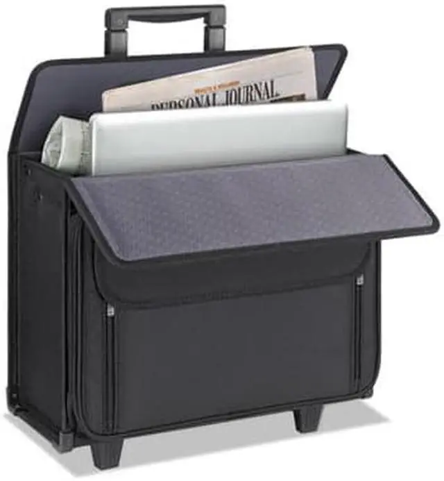 Alt view image 14 of 18 - Solo Classic Rolling Catalog Case 17.3" 18" x 7" x 14" Black B1514