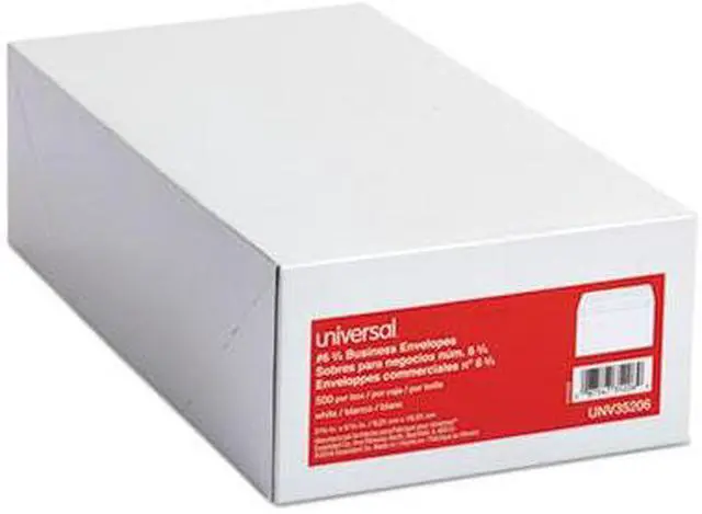 Alt view image 7 of 8 - UNIVERSAL Business Envelope #6 3/4 3 5/8 x 6 1/2 White 500/Box 35206