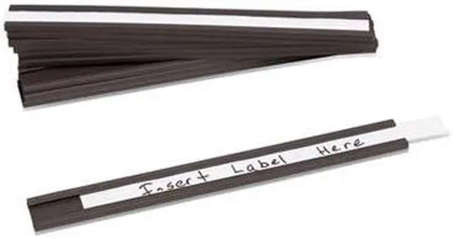 Alt view image 4 of 4 - Magnetic Card Holders, 6 x 0.5, Black, 10/Pack FM2631