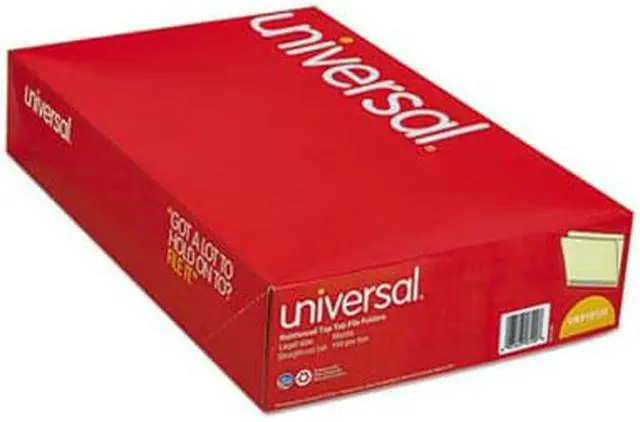 Alt view image 9 of 13 - UNIVERSAL File Folders Straight Cut Two-Ply Top Tab Legal Manila 100/Box 16120