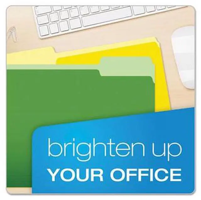 Alt view image 8 of 9 - Pendaflex Colored File Folders 1/3 Cut Top Tab Letter Assorted Colors 100/Box 15213ASST
